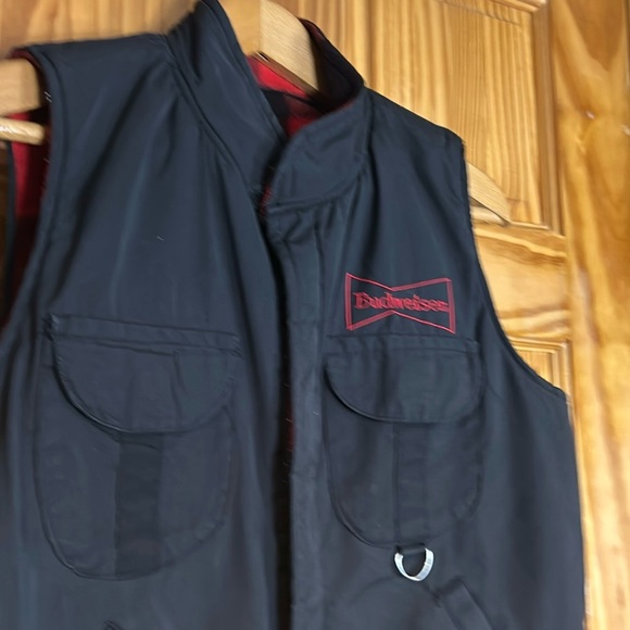 Budweiser fleece lined vest. Size small/medium. - Picture 2 of 8